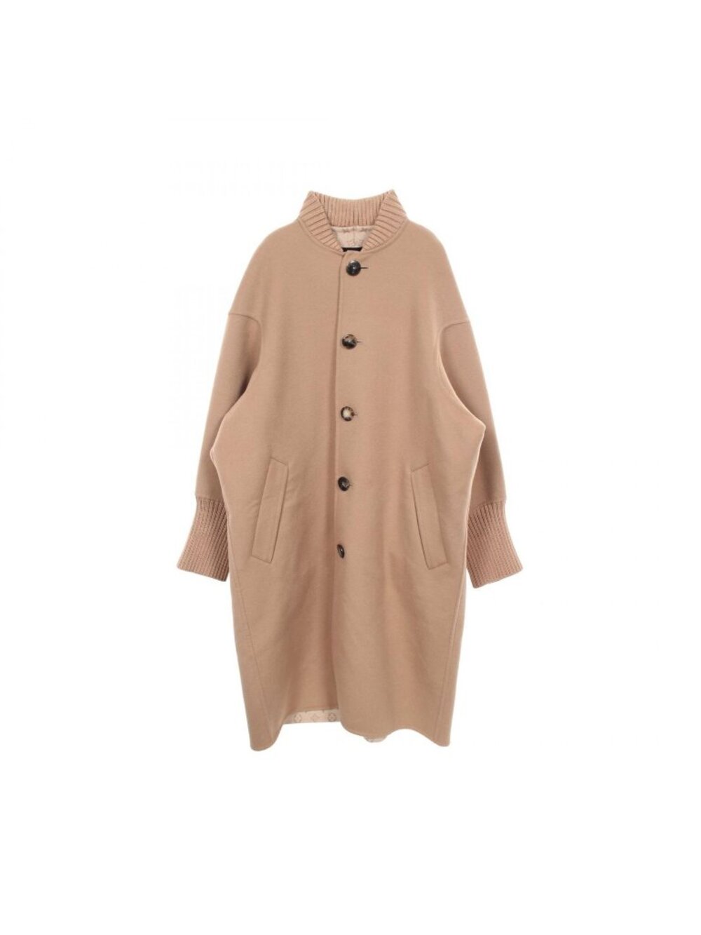 Louis Vuitton Slowie Long Bomber Wool Silk Coat